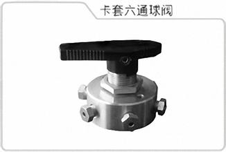 不鏽(xiu)鋼六通(tong)球閥